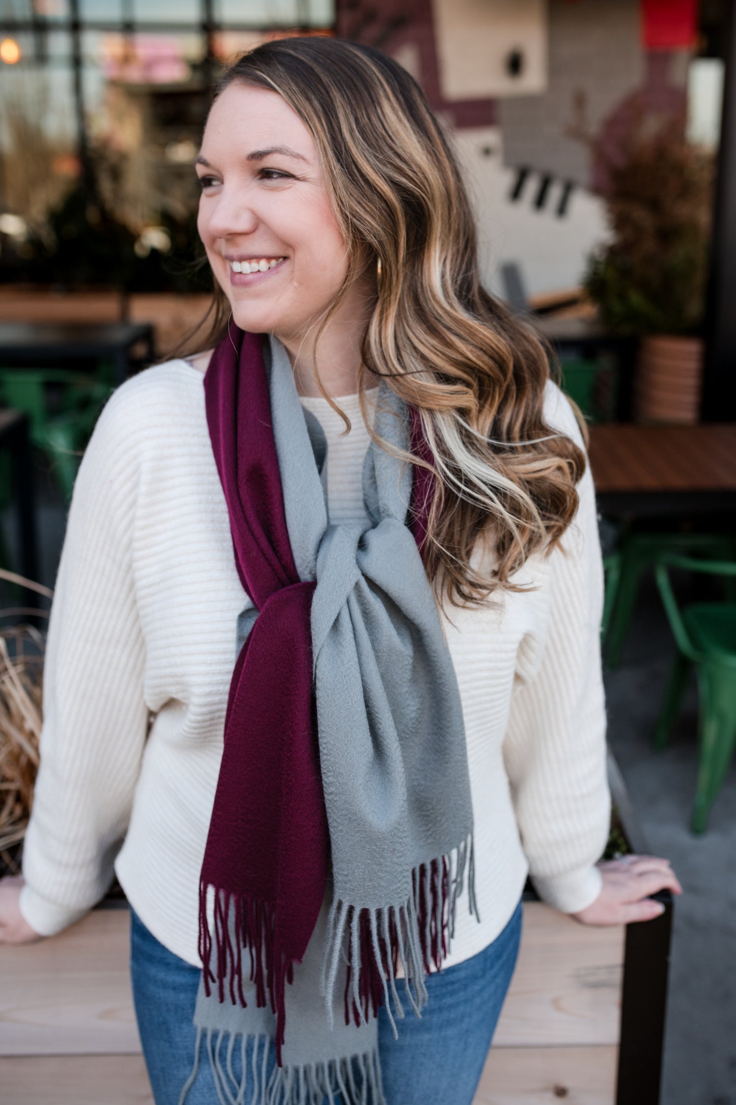 Woven Cashmere Scarf