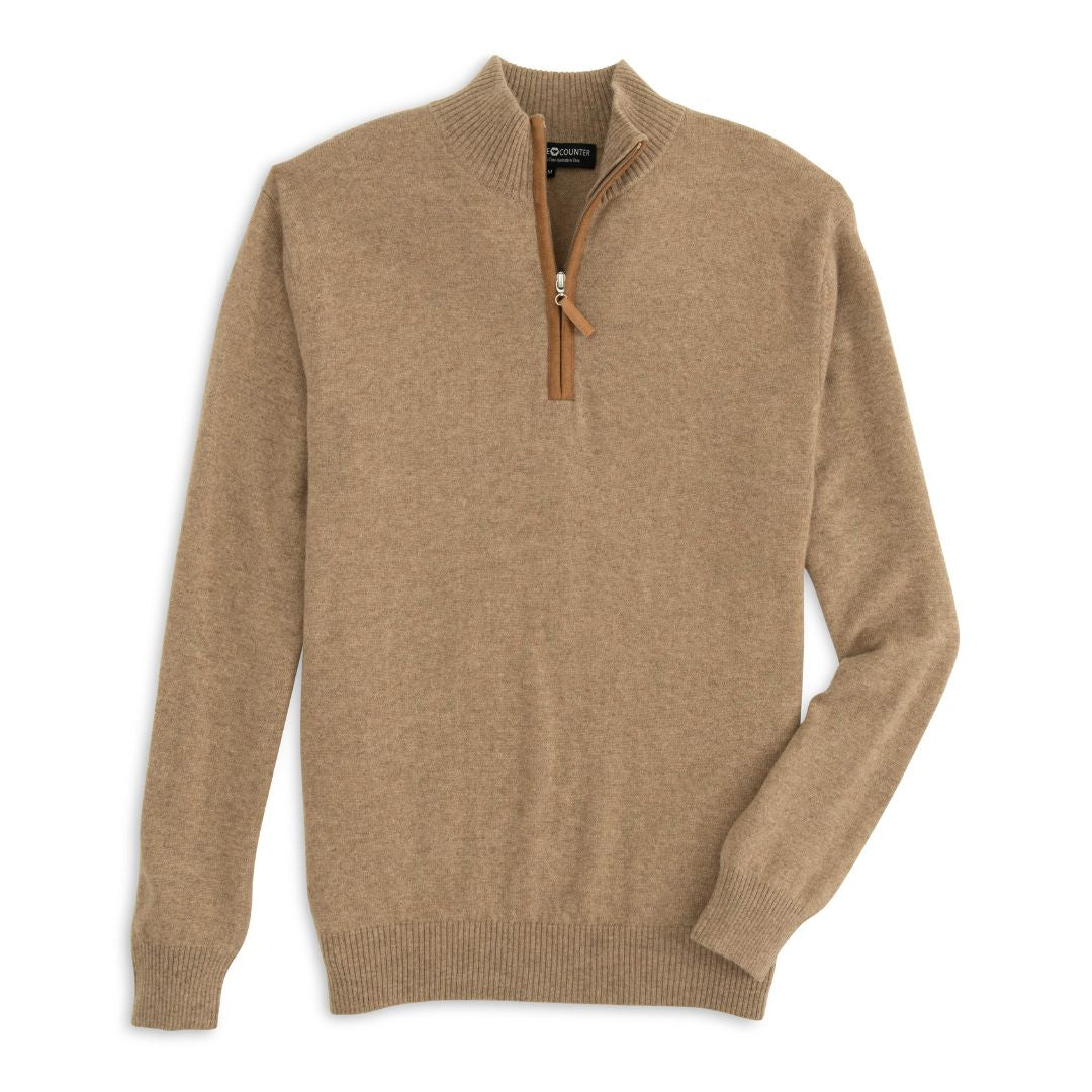 Men's Cashmere Quarter Zip