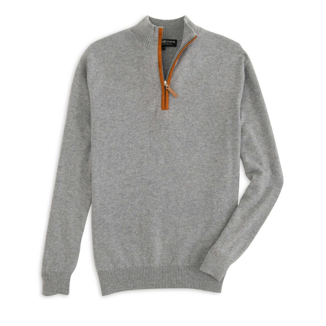 Men's Cashmere Quarter Zip