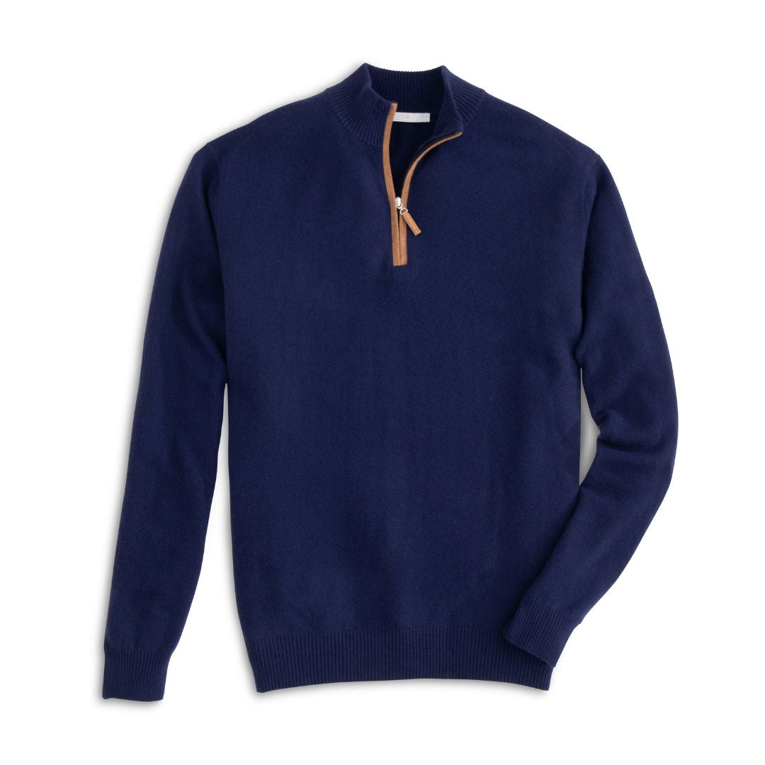 Men's Cashmere Quarter Zip