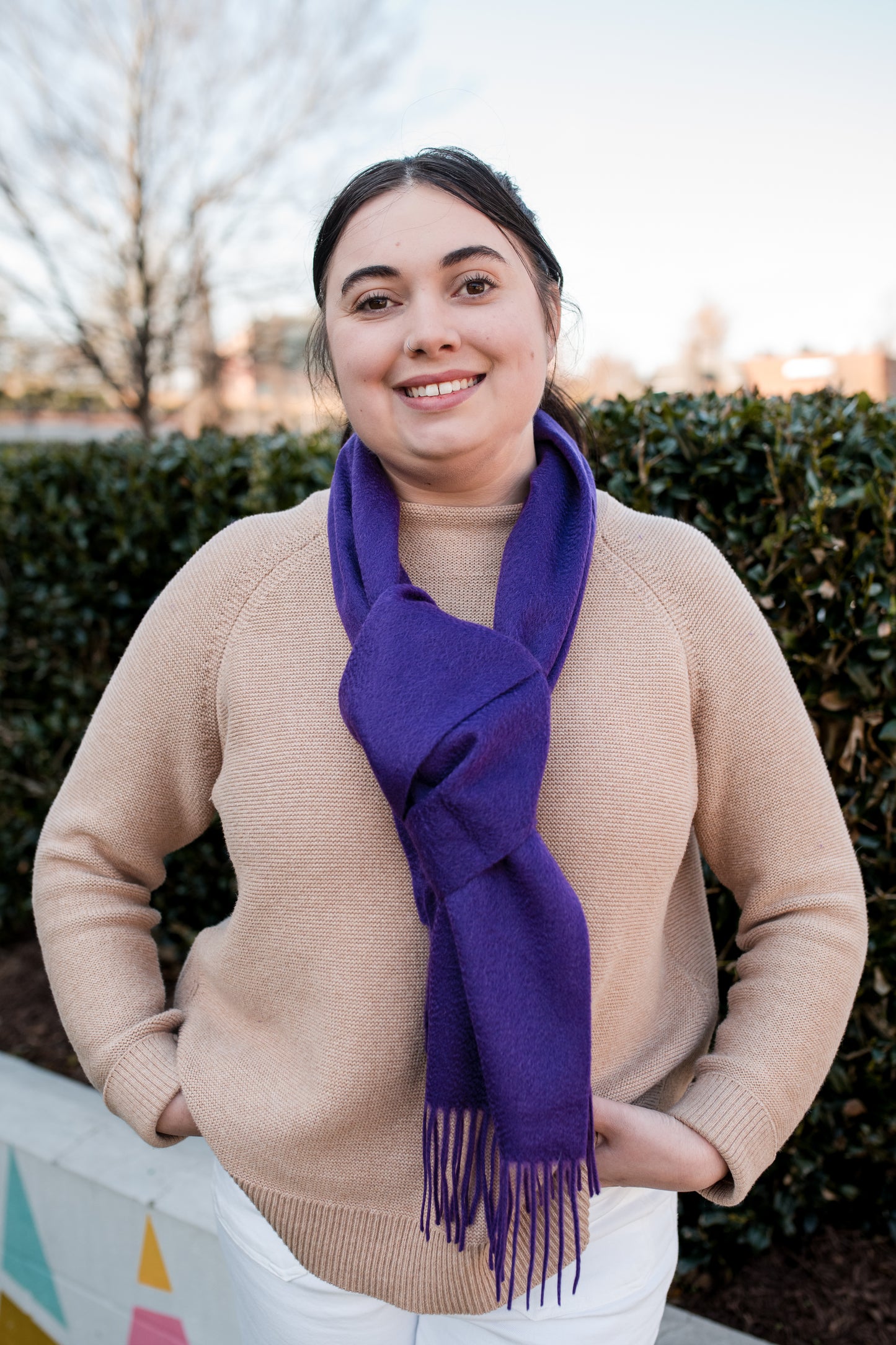 Woven Cashmere Scarf