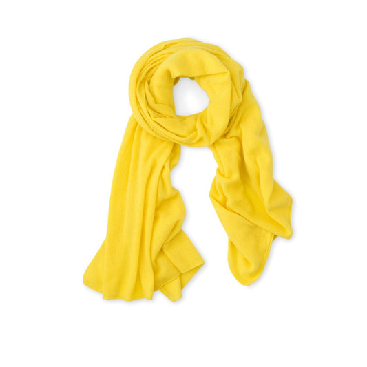 Cashmere Travel Wrap — Yellow